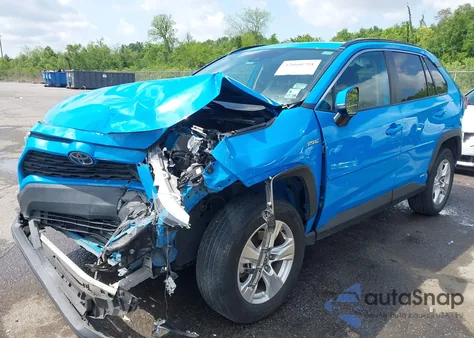 2021 Toyota Rav4 Hybrid Xle from USA, damaged, VIN 4T3RWRFV3MU049319